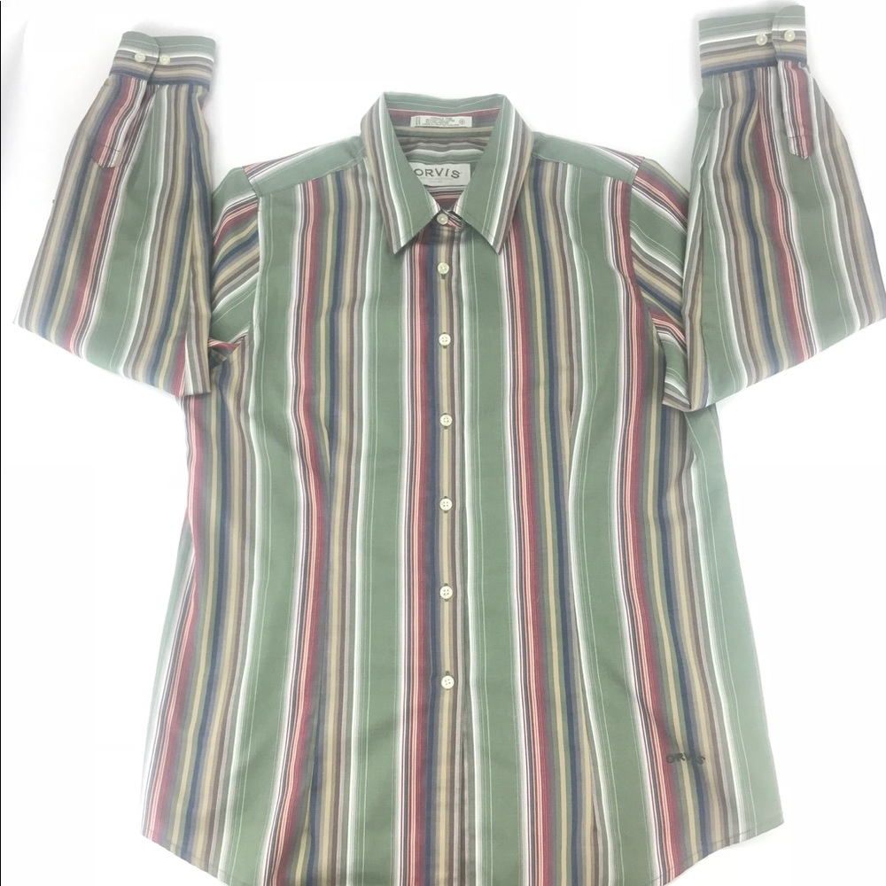 Orvis Business Casual Button Front Dress Shirt